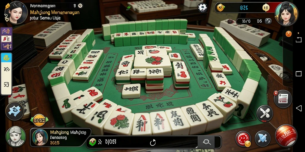 Tangkapan layar permainan Mahjong 8055 menampilkan aksi seru dan menarik.