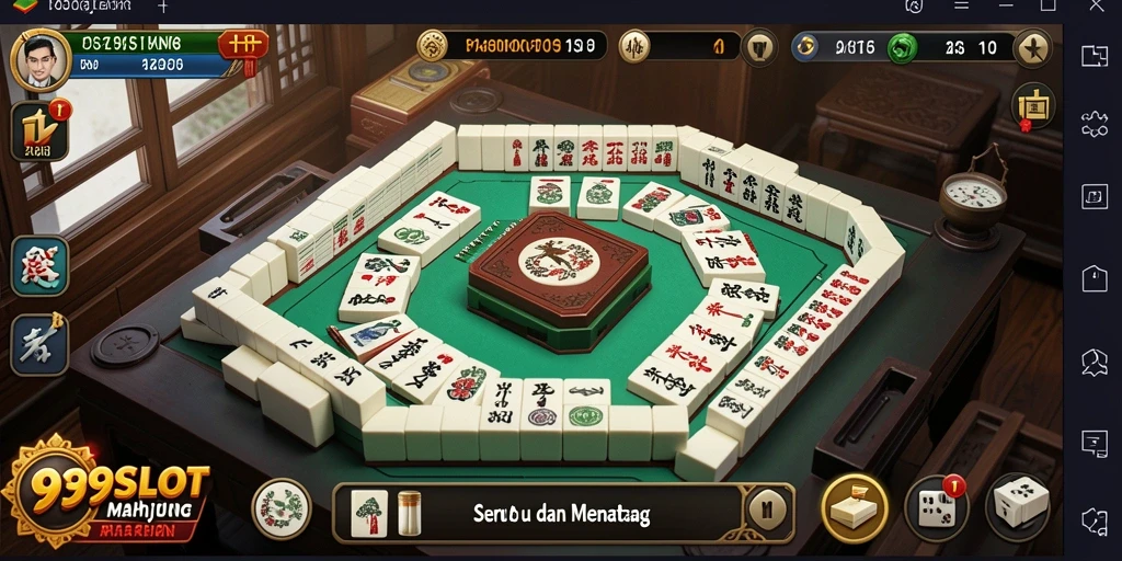 Gameplay seru 9399SLOT dalam aksi Mahjong.