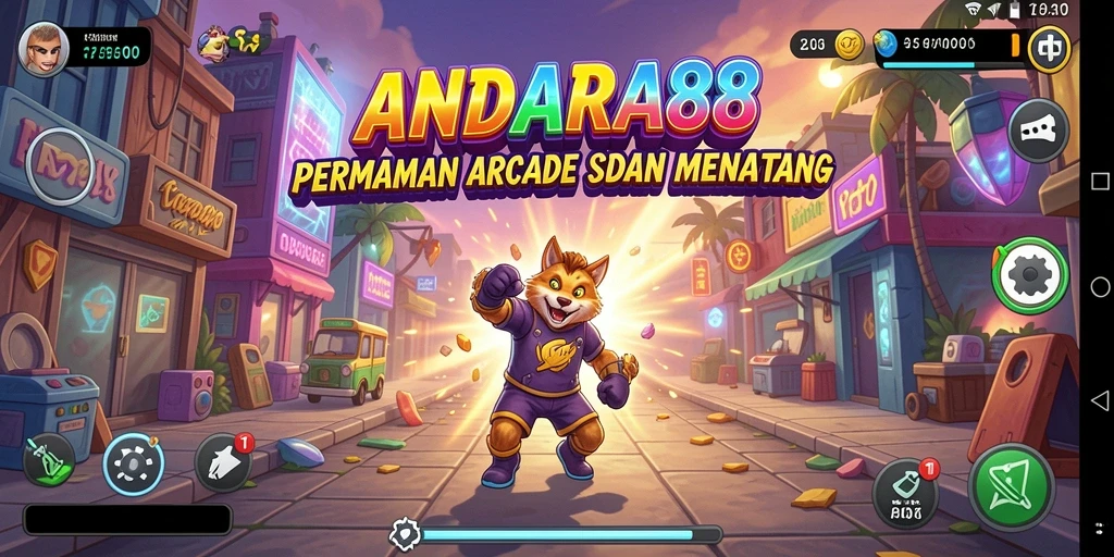 Tampilan gameplay seru dari ANDARA88 dengan karakter yang menarik.