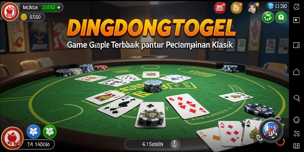 Tampilan gameplay DINGDONGTOGEL yang menyenangkan dan interaktif.