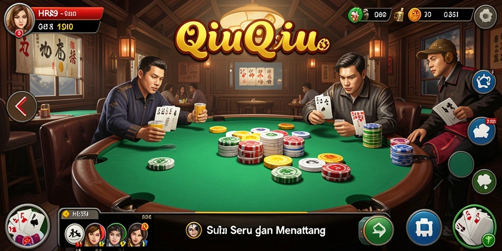 Tampilan gameplay seru pada HR89 dengan aksi QiuQiu.