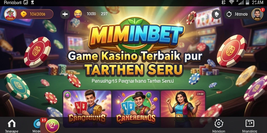 Tampilan gameplay menarik dan fitur bonus di MIMINBET.