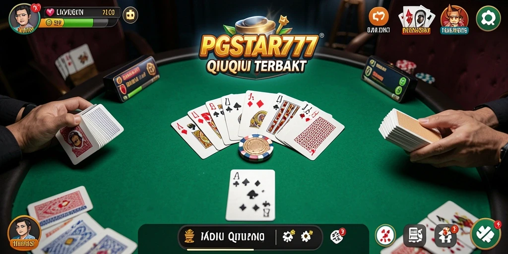 Tampilan menarik dari gameplay QiuQiu di PGSTAR777.