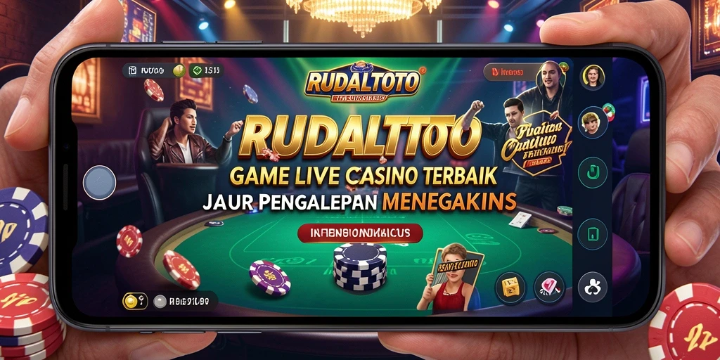 Tampilan gameplay Live Casino yang menarik di RUDALTOTO.