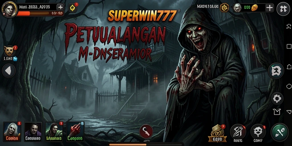 Tampilan gameplay SUPERWIN777 yang penuh ketegangan dan misteri.